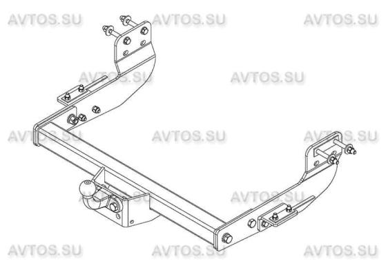 Фаркоп для Ford Transit 2014- съемный крюк на двух болтах 2500кг Автос