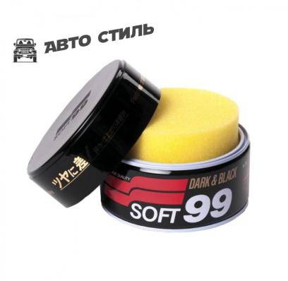 Soft99 Полироль кузова защитная Soft Wax для темных 350гр.